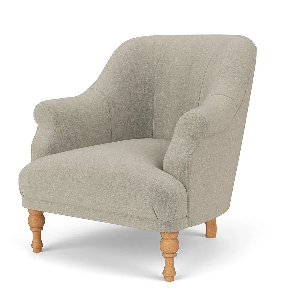 Armchair - Natural, Eco Chenille