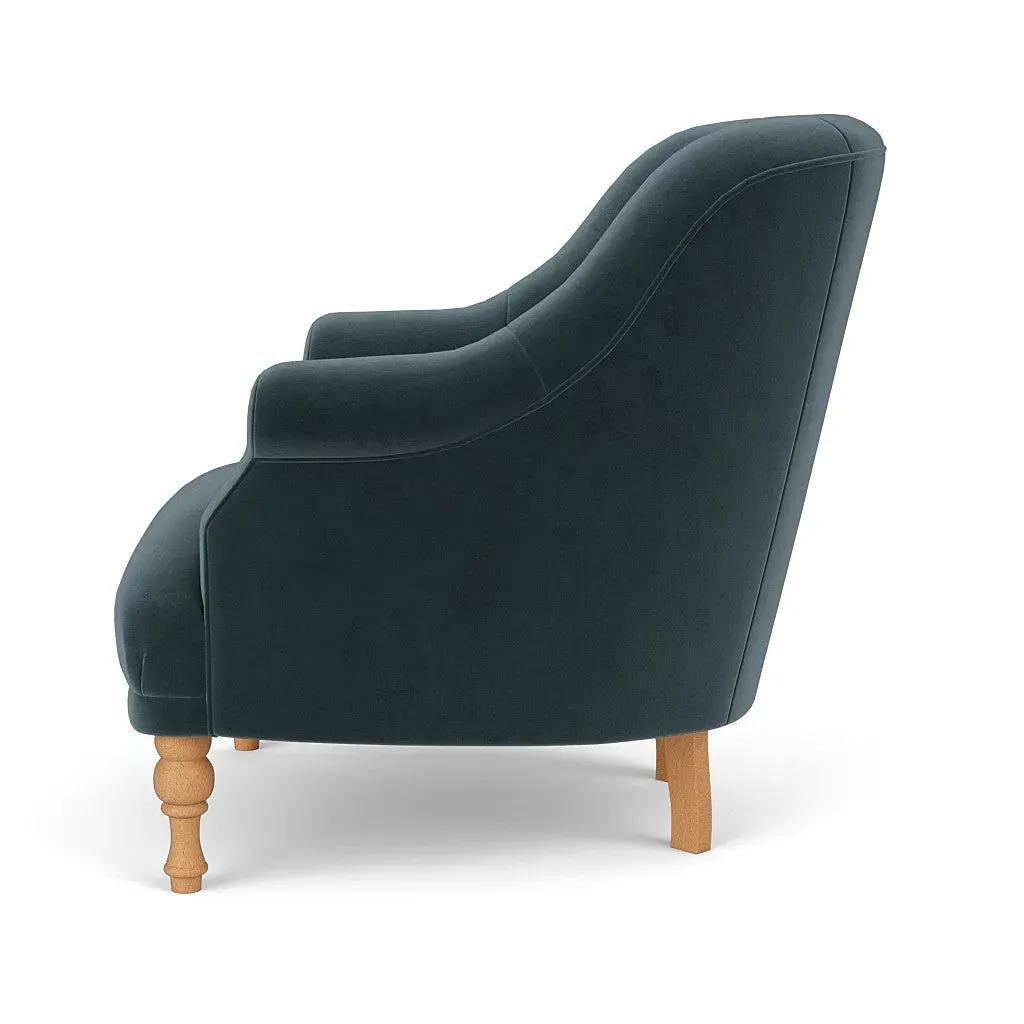 Armchair - Night Sky, Matt Velvet