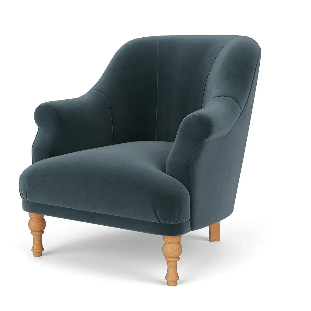 Armchair - Night Sky, Matt Velvet