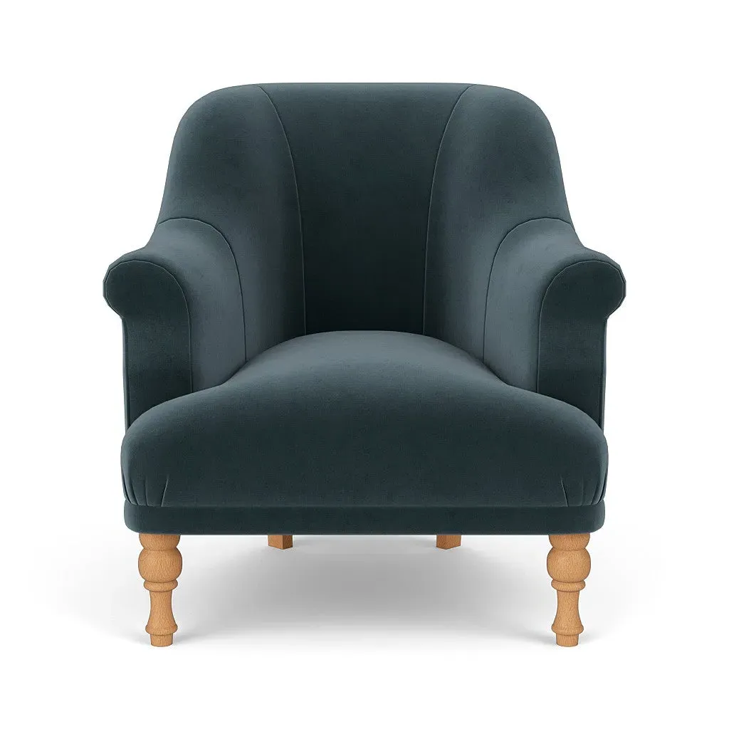 Armchair - Night Sky, Matt Velvet