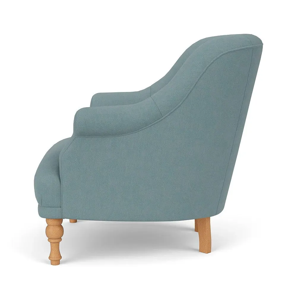 Armchair - Sky Blue, House Linen Mix
