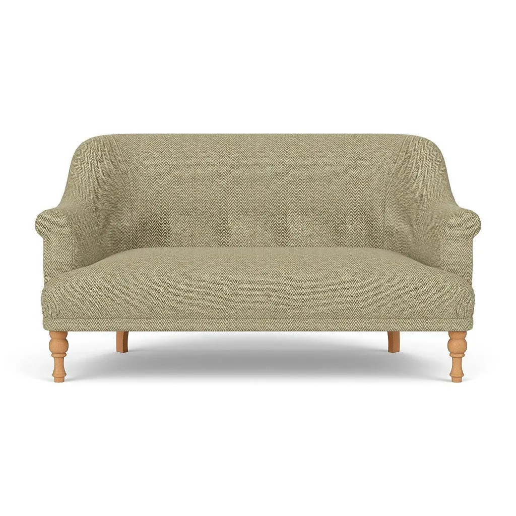 Everett 2-Seater Sofa - Apple, Herringbone Weave