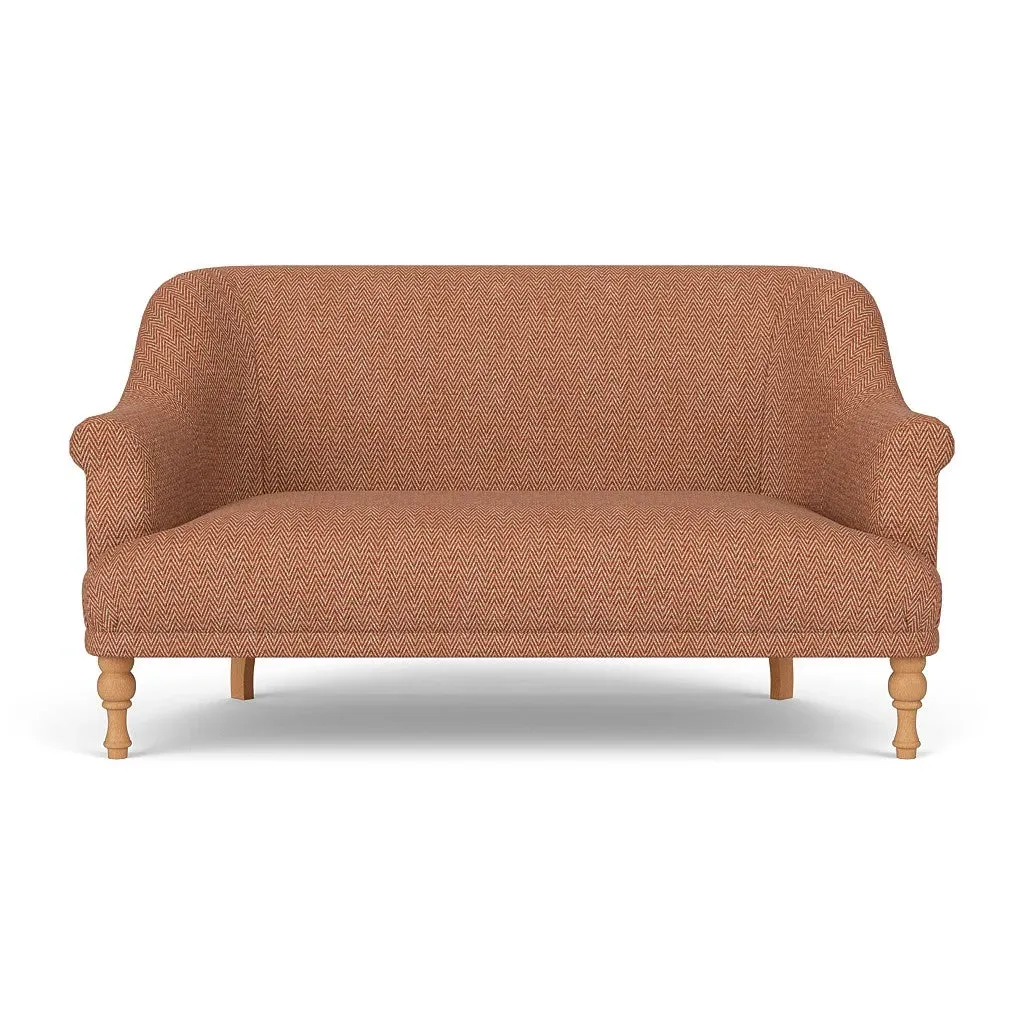 Everett 2-Seater Sofa - Brick, Herringbone Weave image