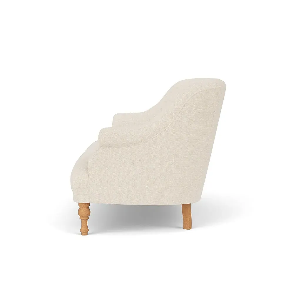 Everett 2-Seater Sofa - Cream, House Weave