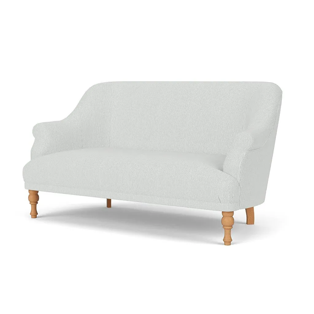 Everett 2-Seater Sofa - Duck Egg, Broadway Stripe