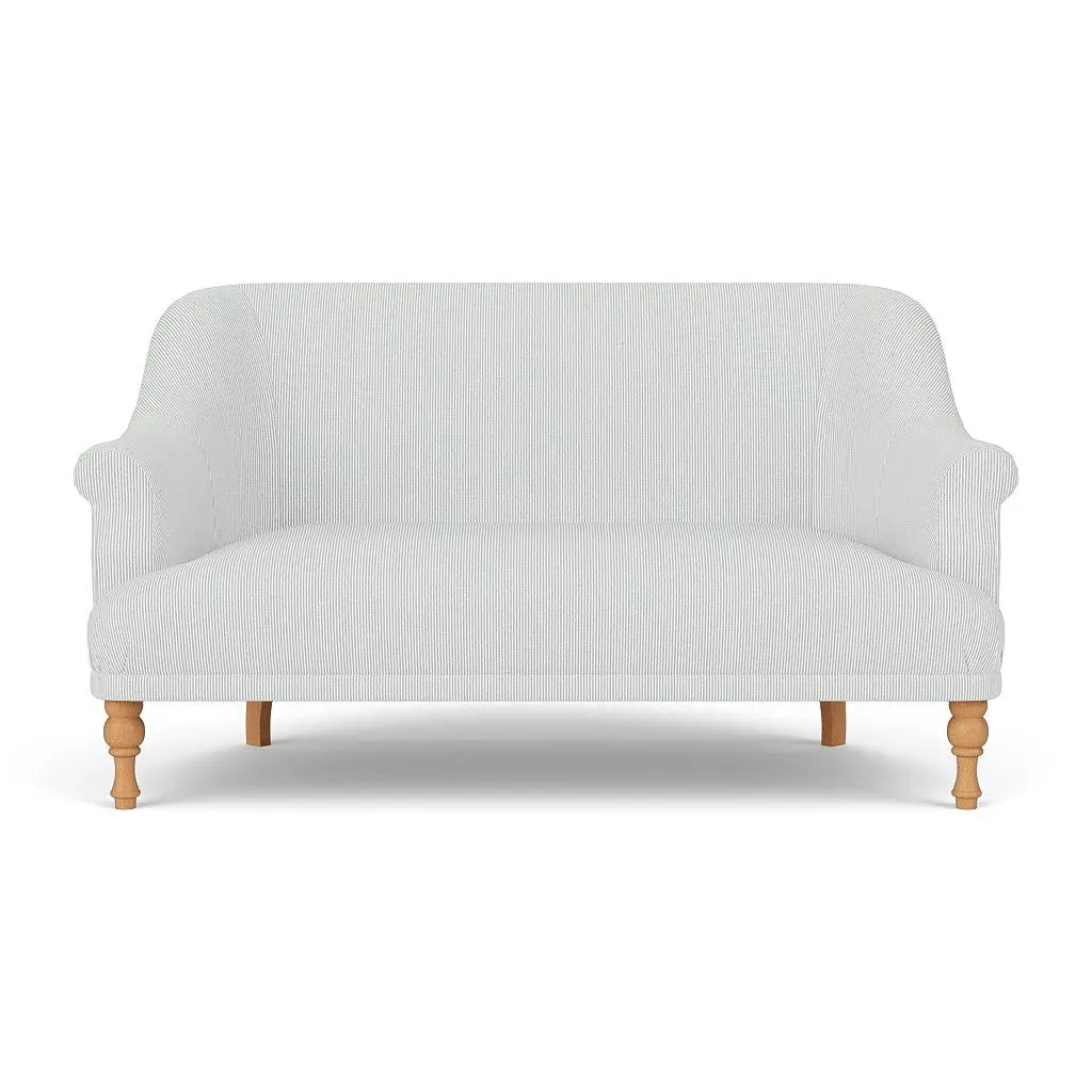 Everett 2-Seater Sofa - Duck Egg, Broadway Stripe image