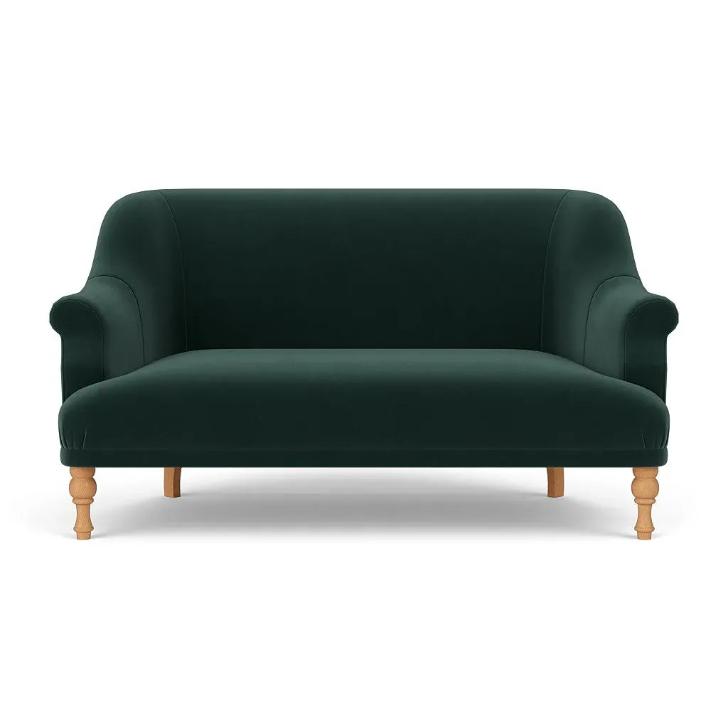 Everett 2-Seater Sofa - Lake, Matt Velvet image