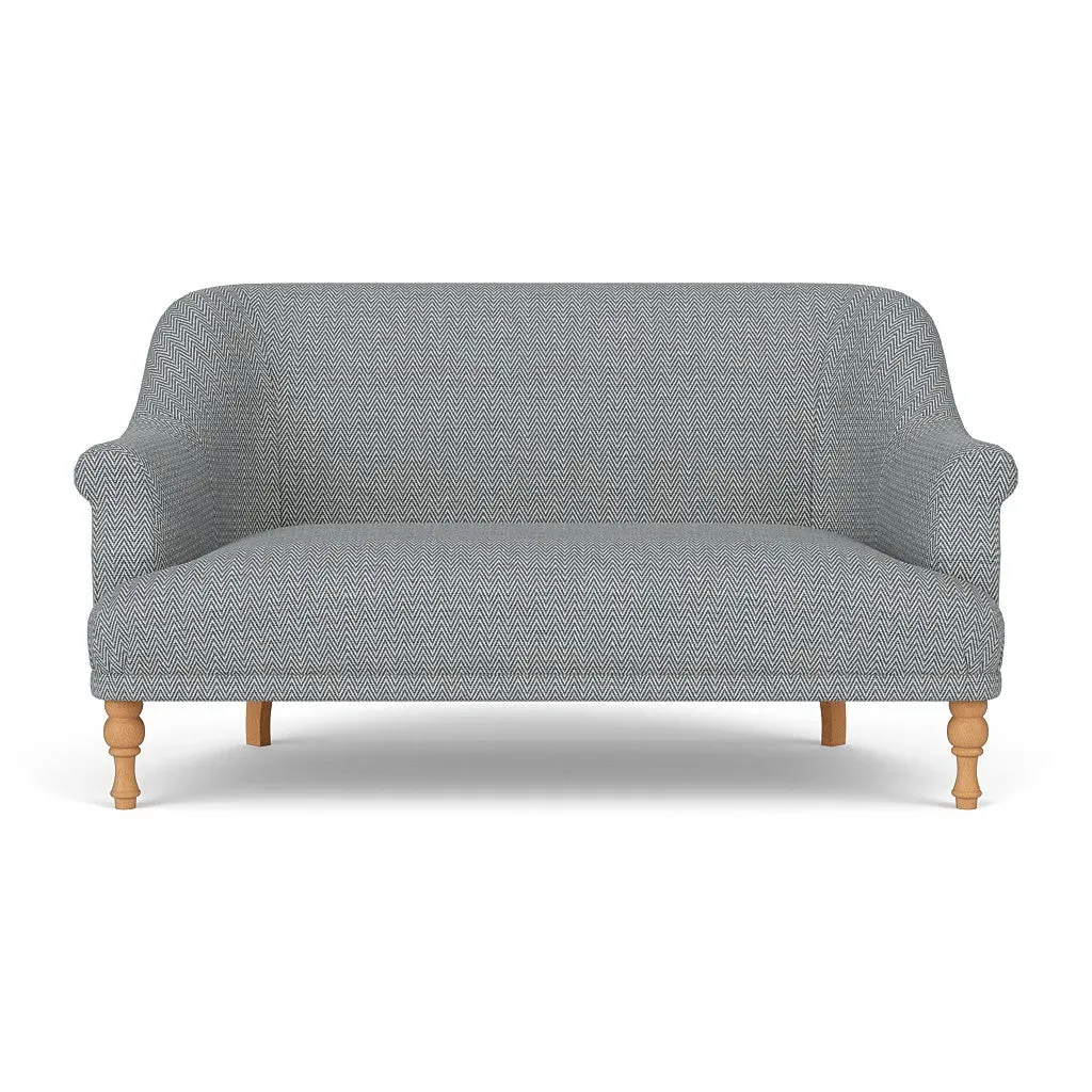 Everett 2-Seater Sofa - Navy, Herringbone Weave image