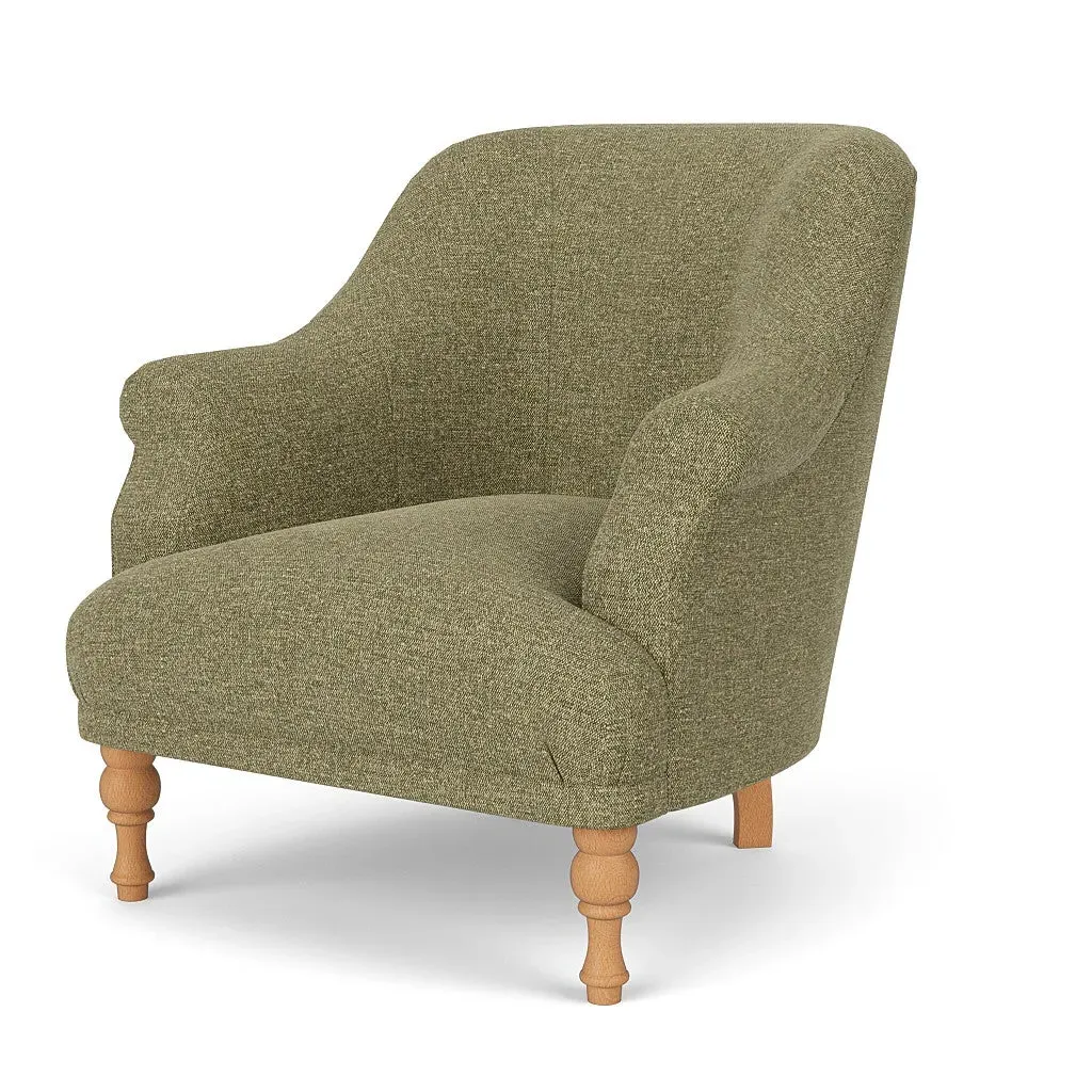 Everett Armchair - Sage, Aquaclean Oxford