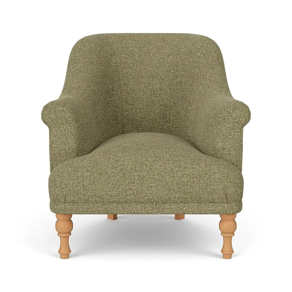 Everett Armchair - Sage, Aquaclean Oxford