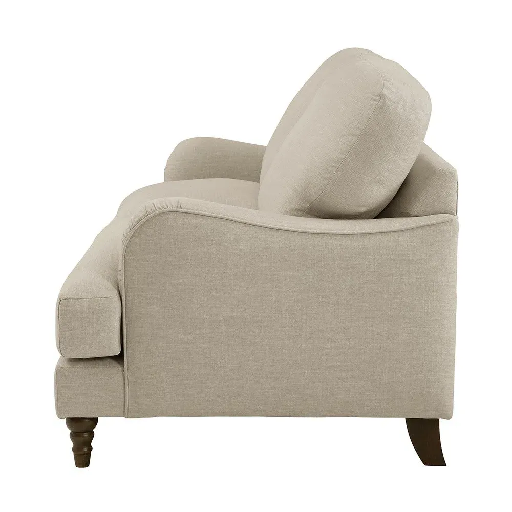 Burton 3-Seater Sofa - Natural, House Linen Mix