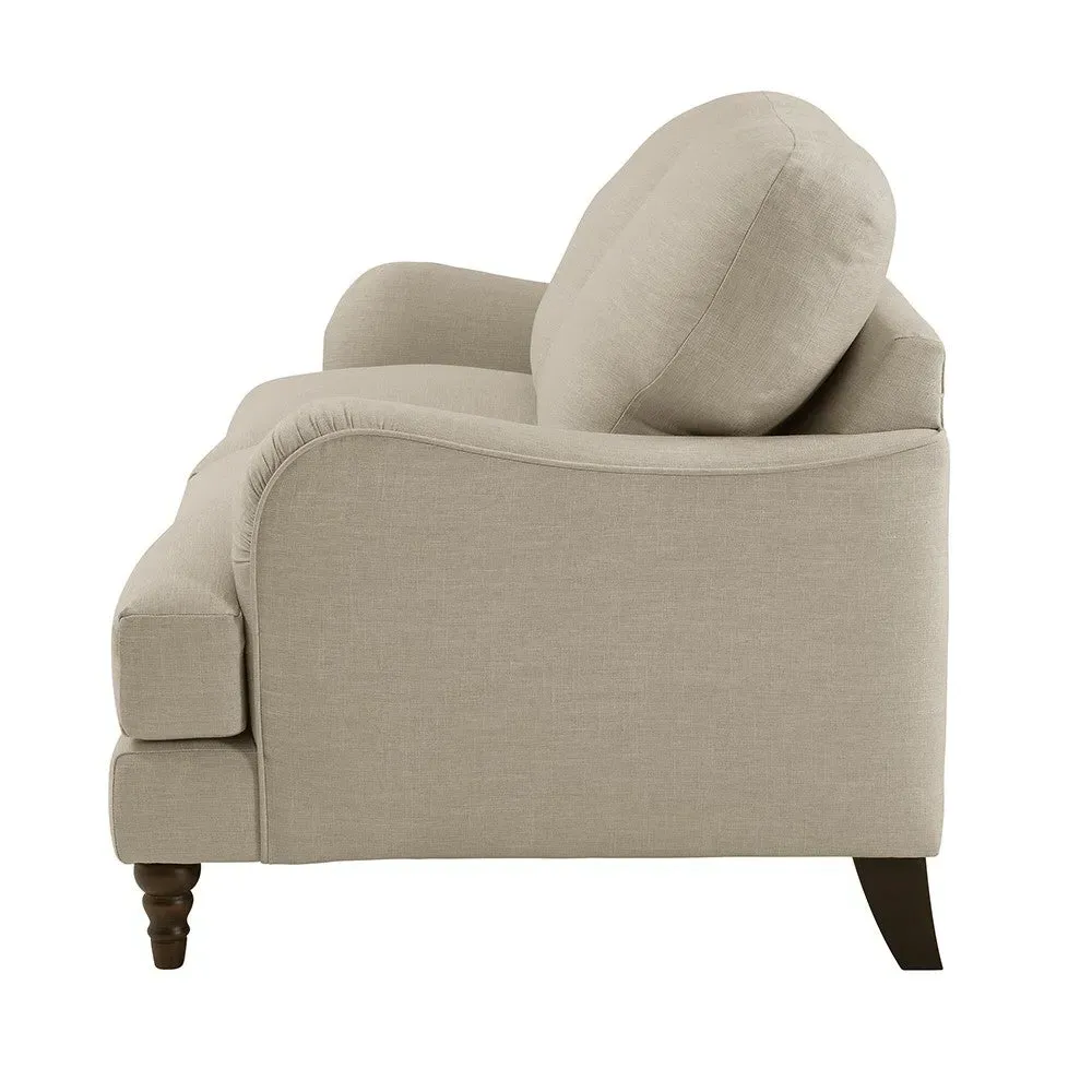 Burton Large 2-Seater Sofa - Natural, House Linen Mix