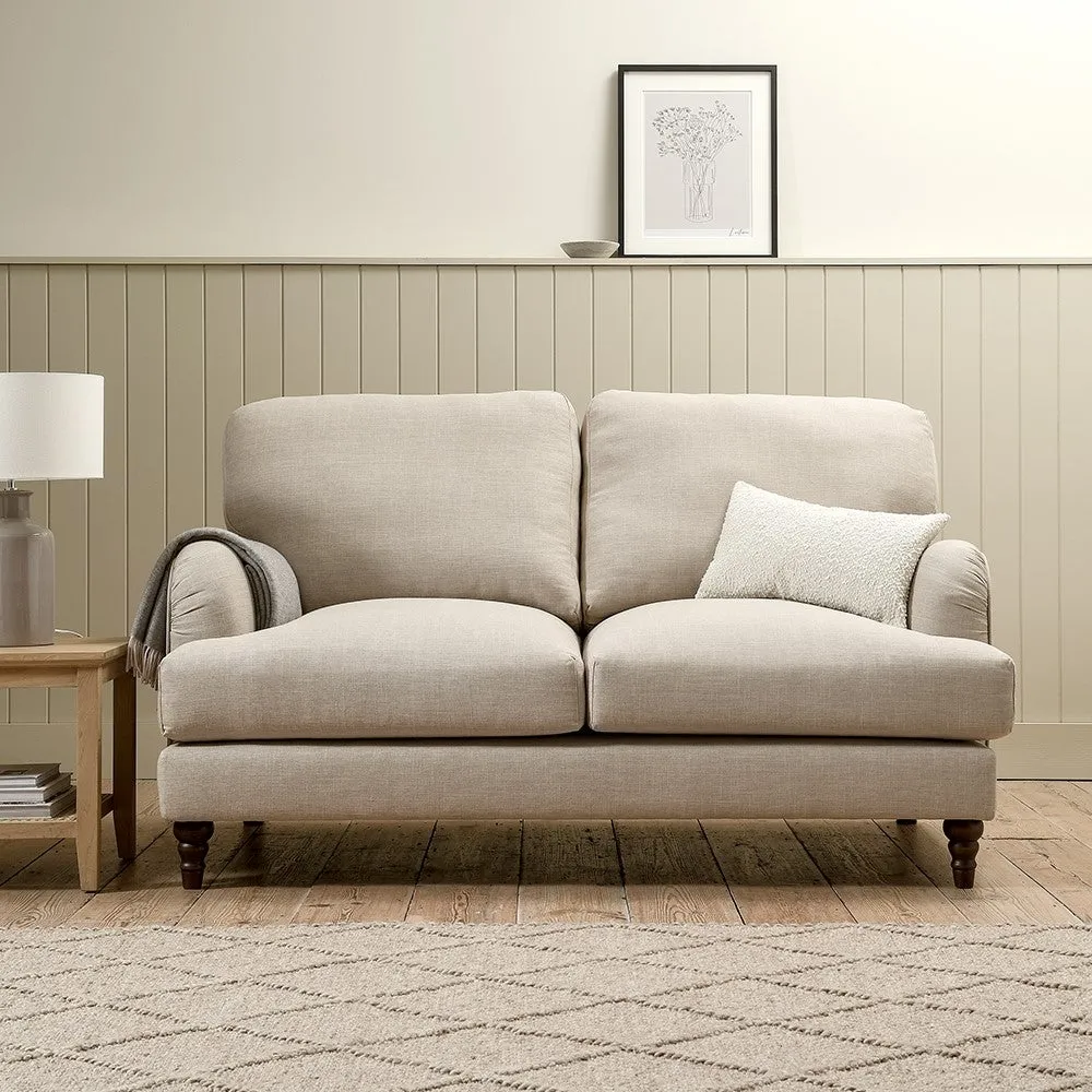 Burton Large 2-Seater Sofa - Natural, House Linen Mix