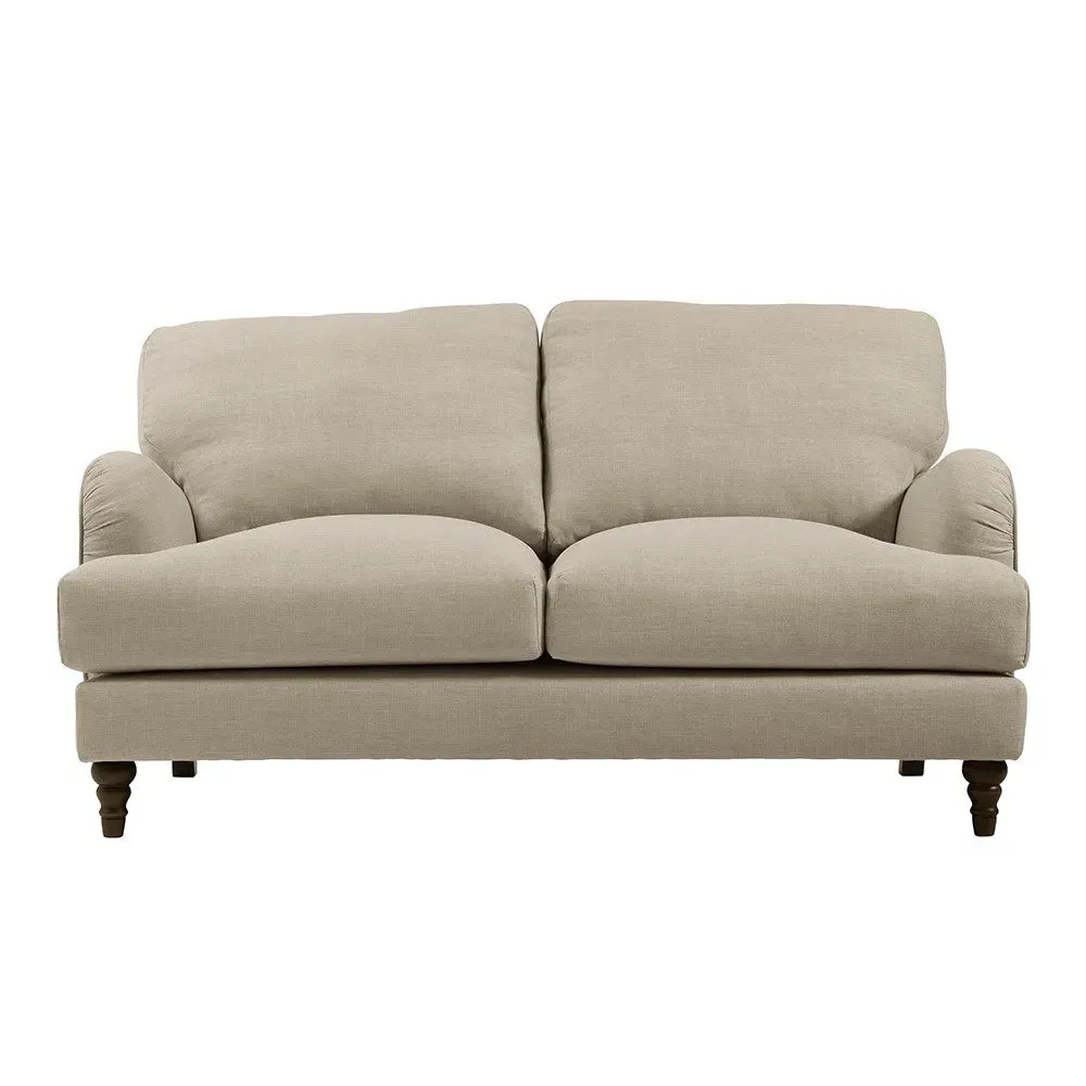 Burton Large 2-Seater Sofa - Natural, House Linen Mix