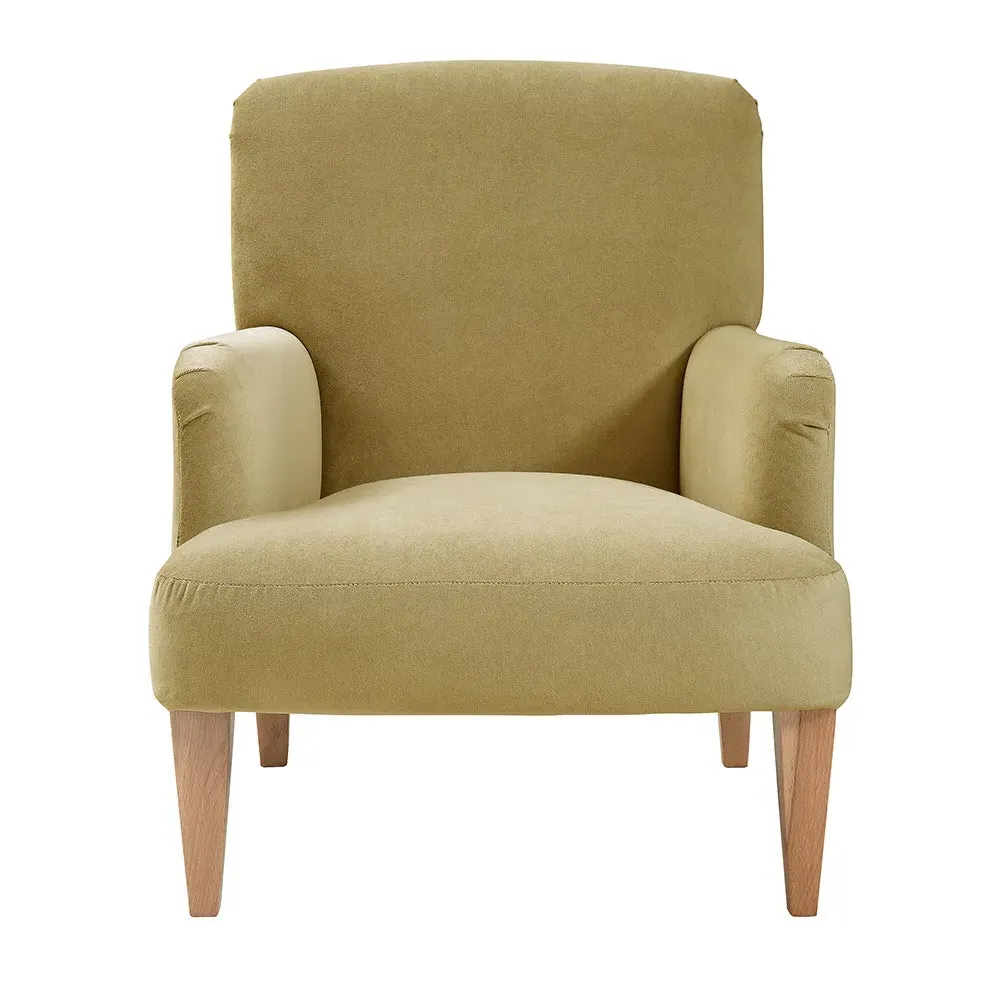 Evelyn Armchair - Ochre, Velvet image