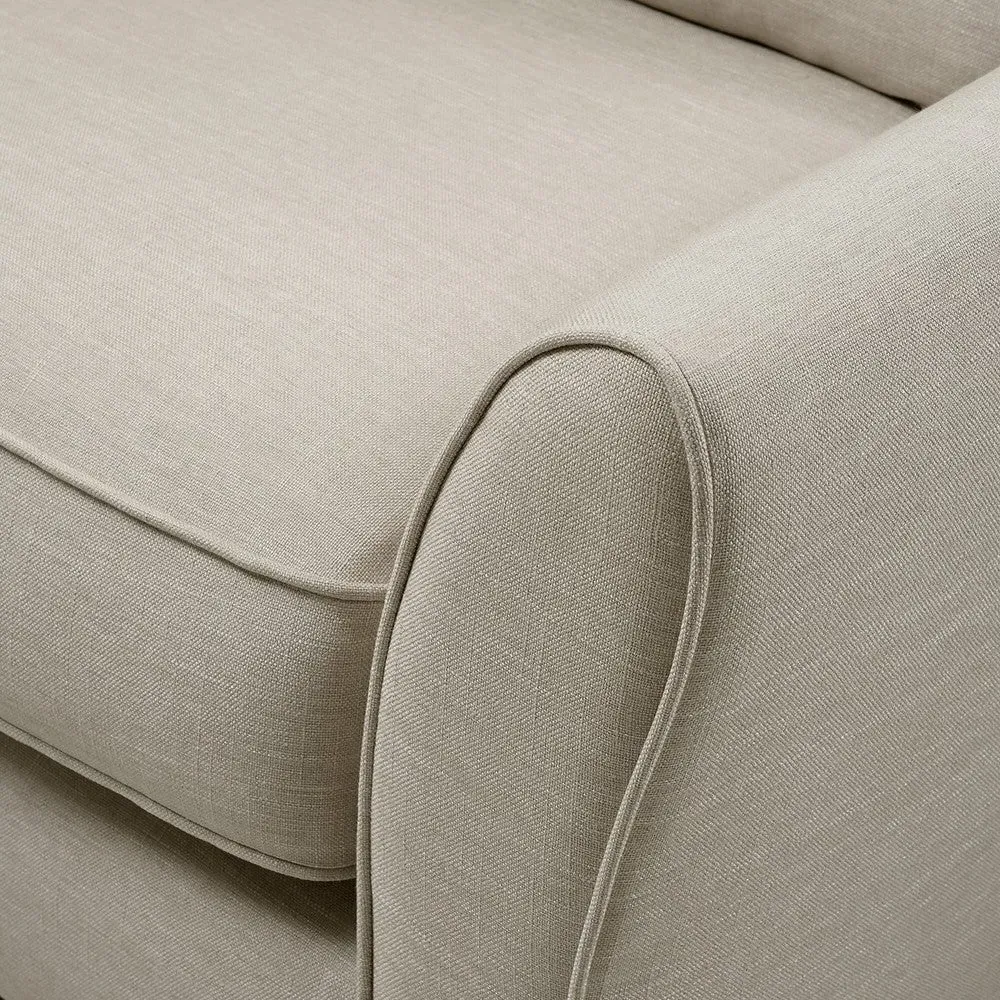 Fletcher Large 2-Seater Sofa - Natural, House Linen Mix