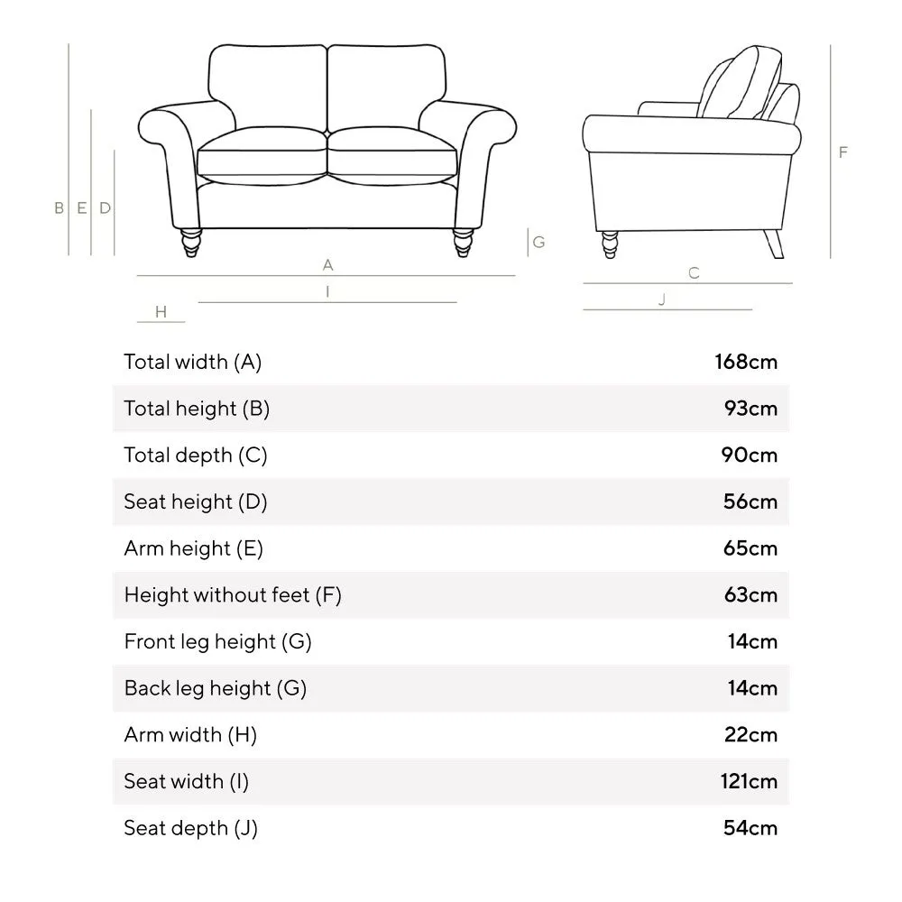 Hurley Large 2-Seater Sofa - Natural, Rustic Weave