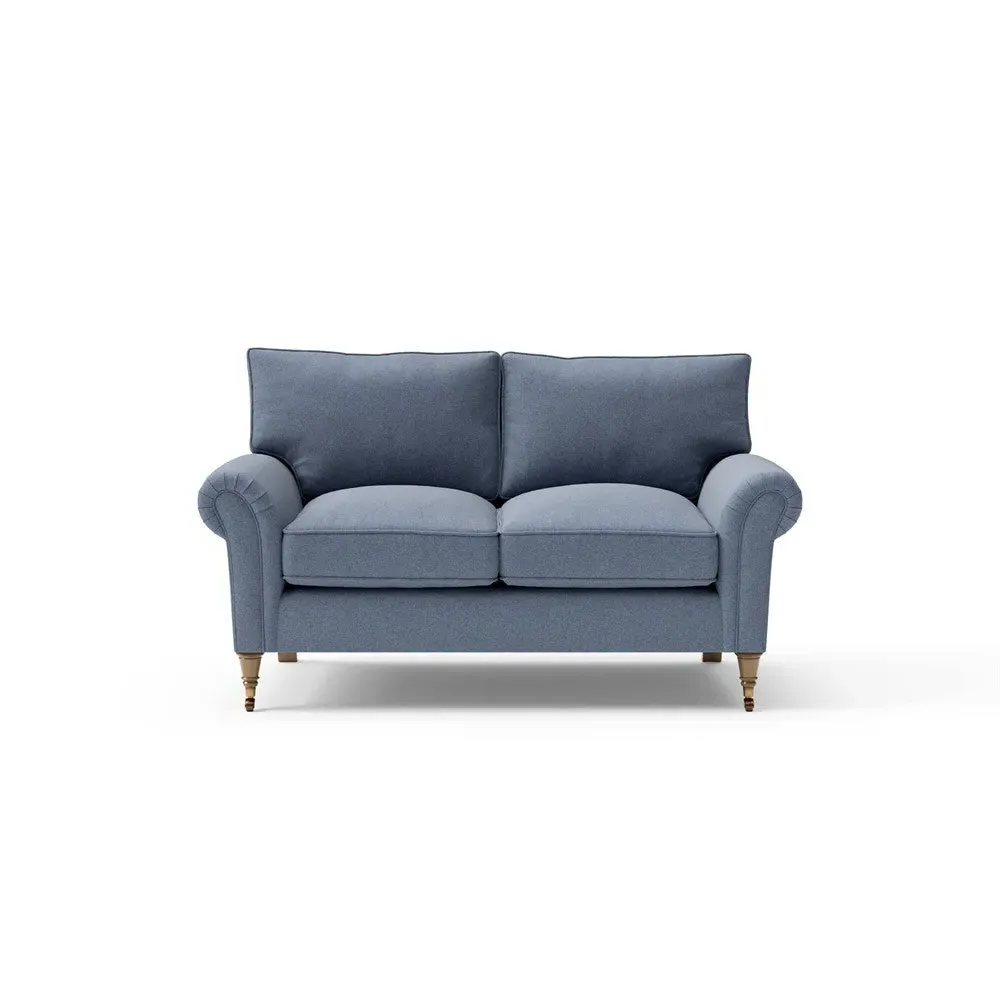 Osbourne 2-Seater Sofa - Indigo, House Linen Mix