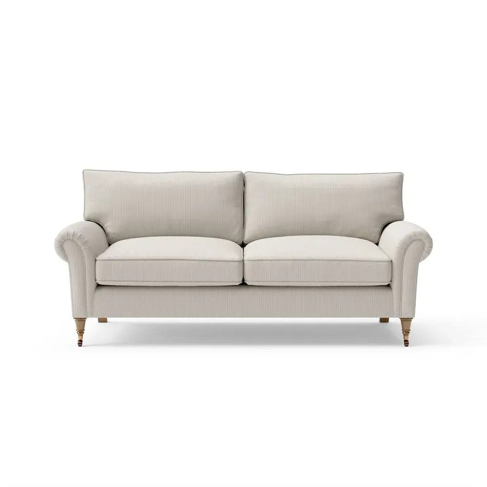 Osbourne 3-Seater Sofa - Natural, Broadway Stripe