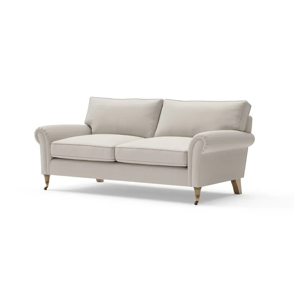 Osbourne 3-Seater Sofa - Natural, Broadway Stripe