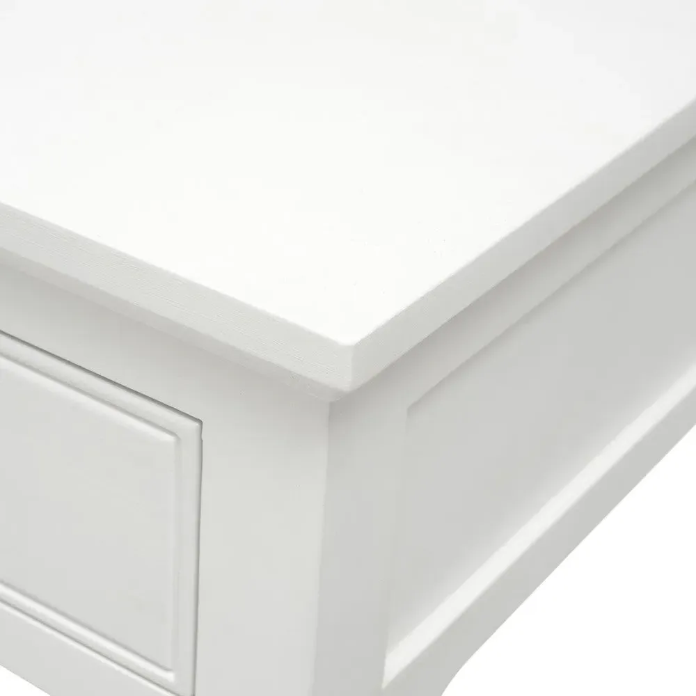 Fairford 1 Drawer Bedside Table - Soft White