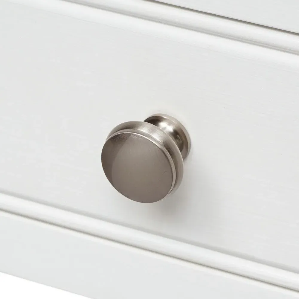 Fairford 1 Drawer Bedside Table - Soft White