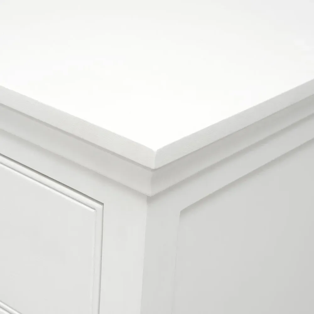 Fairford 7 Drawer Wide Chest - Soft White
