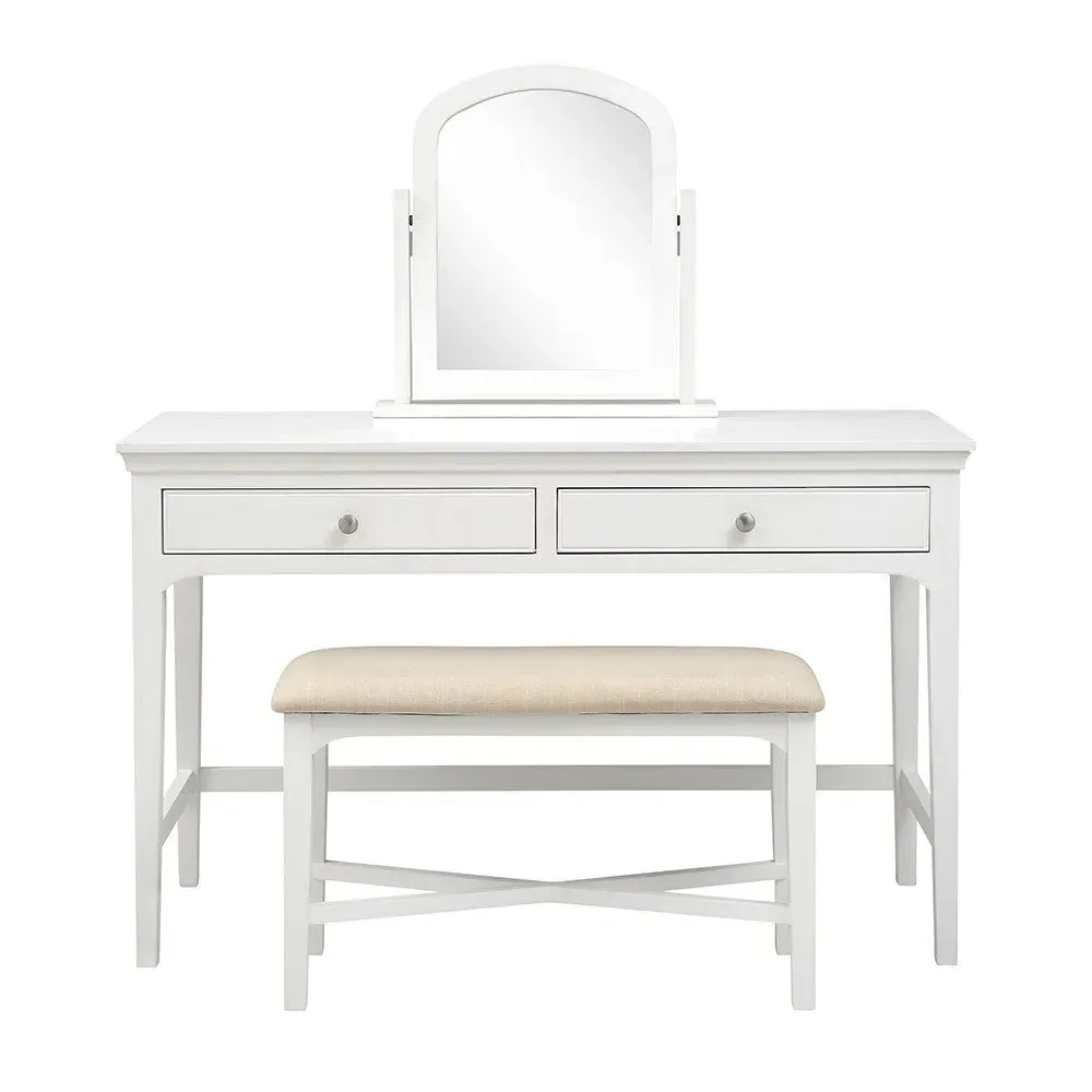 Fairford Dressing Table Mirror - Soft White