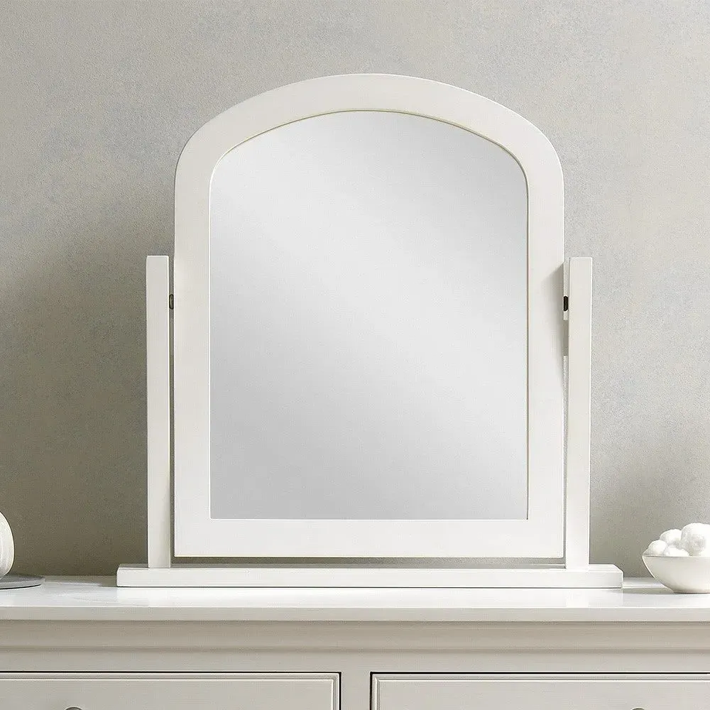 Fairford Dressing Table Mirror - Soft White