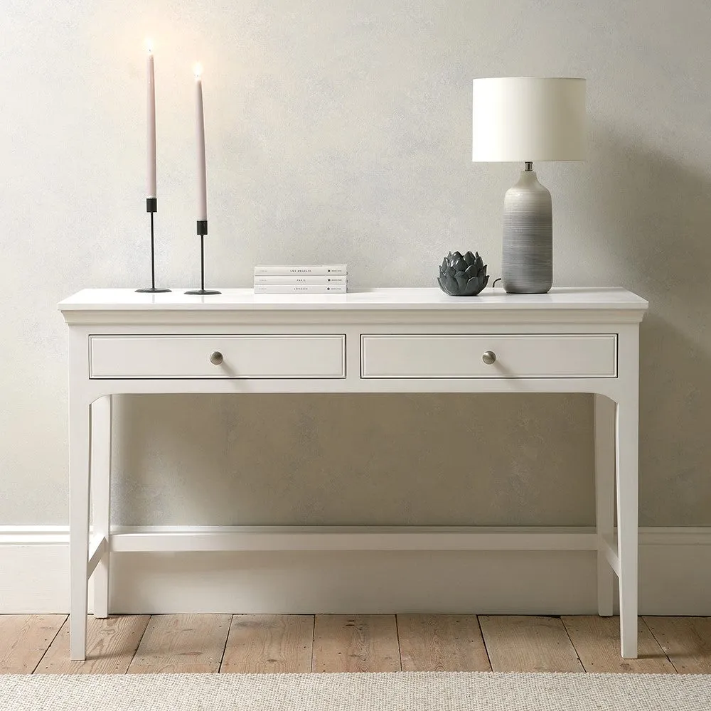 Fairford Dressing Table - Soft White