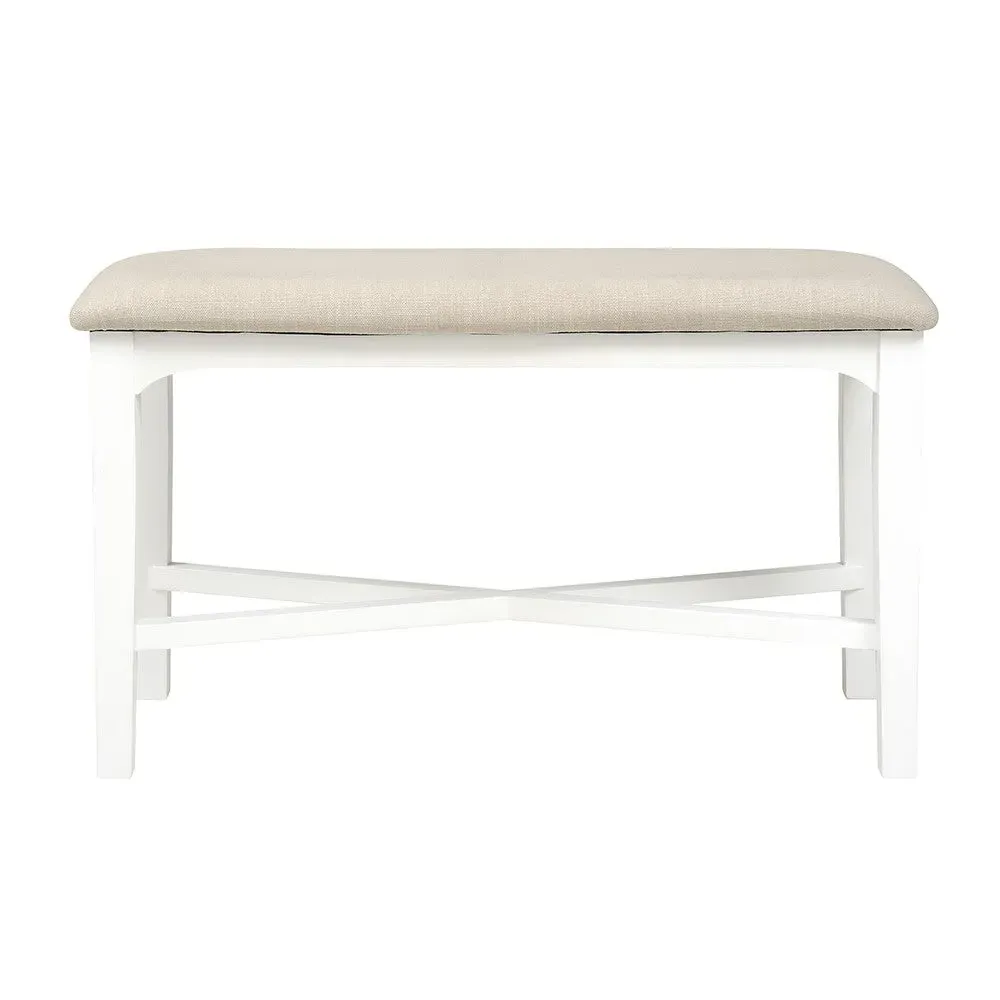 Fairford Dressing Table Stool - Soft White
