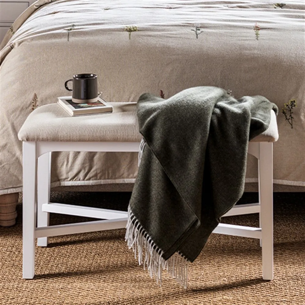 Fairford Dressing Table Stool - Soft White