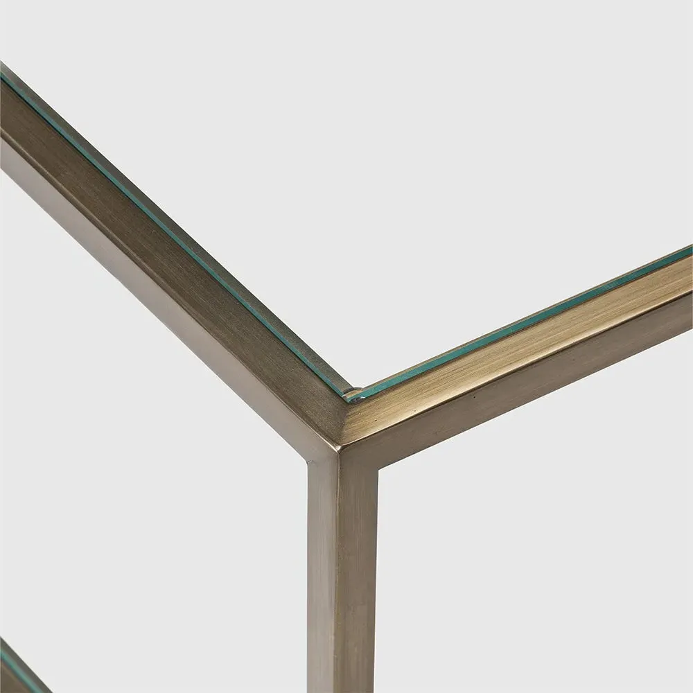 Foxcote Rectangular Coffee Table - Brushed Bronze