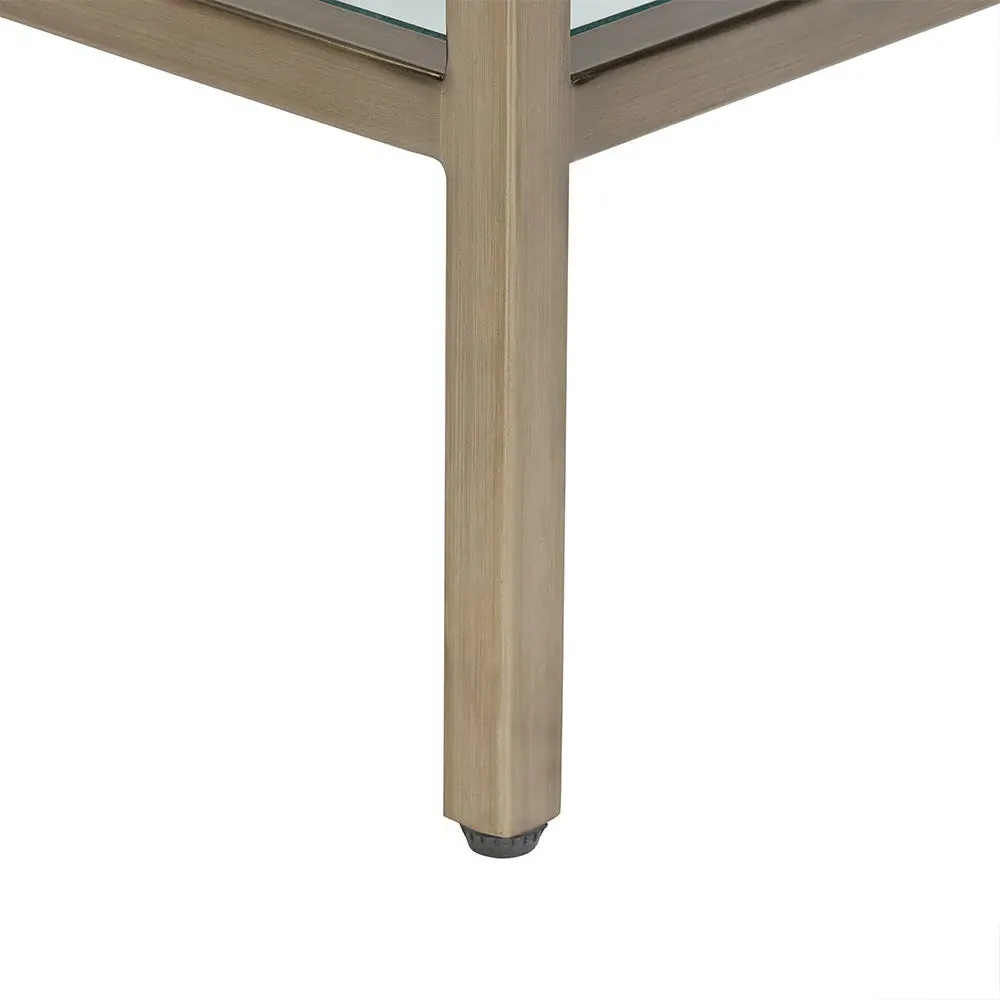 Foxcote Rectangular Coffee Table - Brushed Bronze