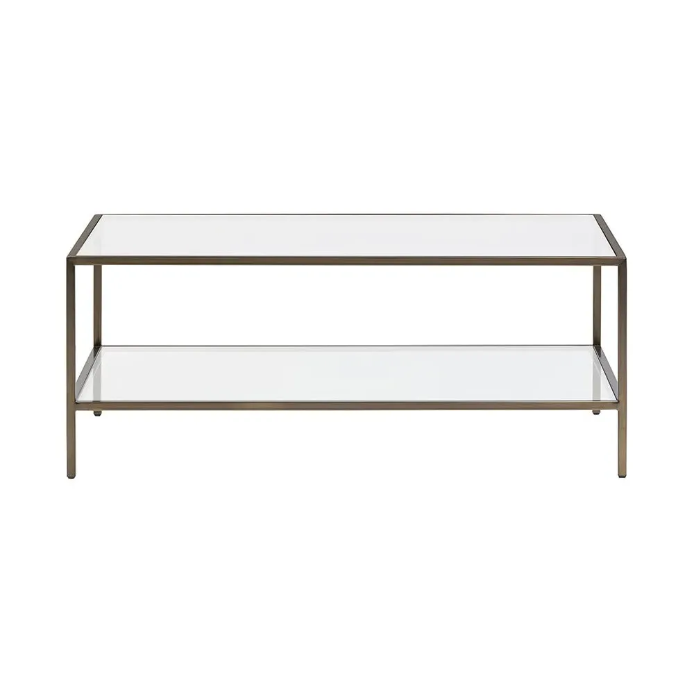 Foxcote Rectangular Coffee Table - Brushed Bronze