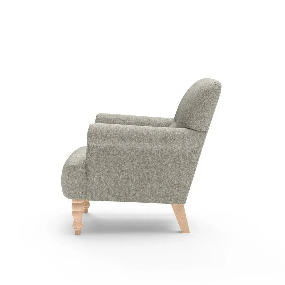 Occasional Upholstery Scroll Arm Armchair - Lichen Green
