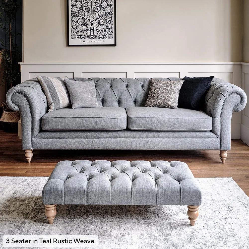 3-Seater Sofa - Natural, House Linen Mix
