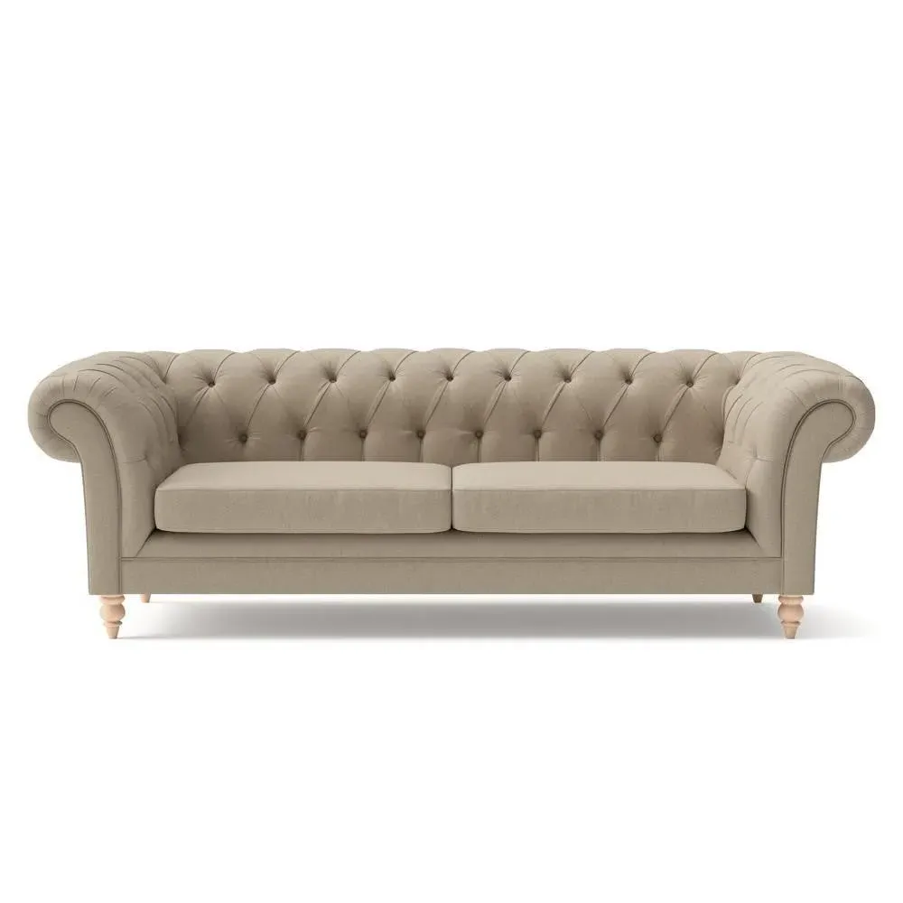 3-Seater Sofa - Natural, House Linen Mix