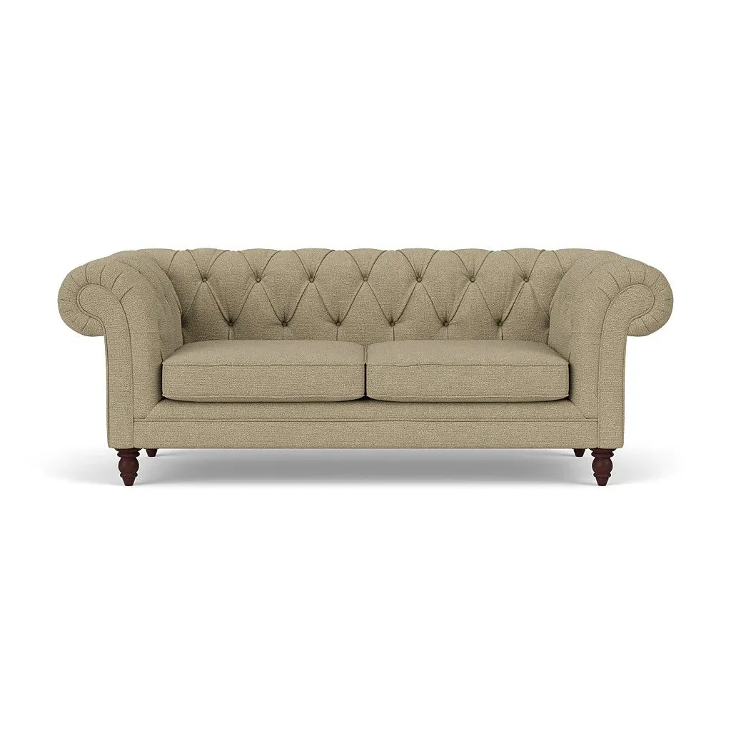 Large 2 Seater Sofa - Green Marl, House Weave