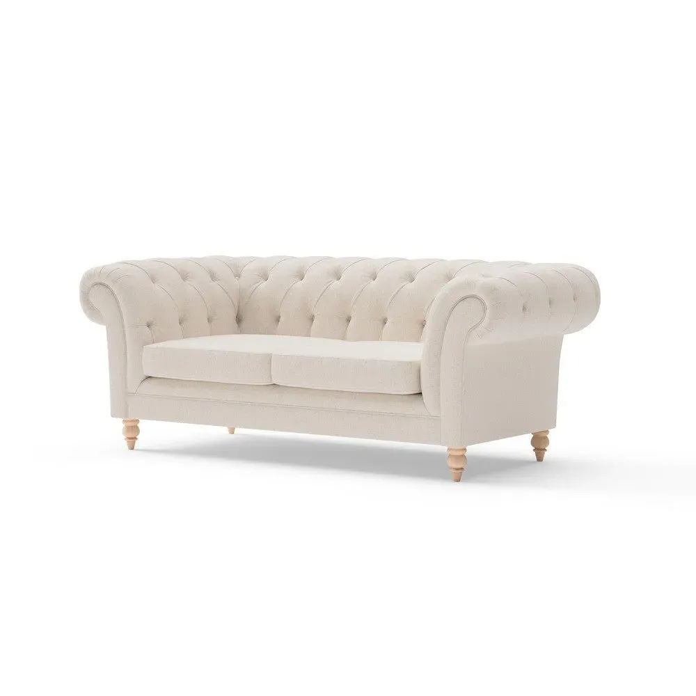 Large 2-Seater Sofa - Natural, Rustic Weave