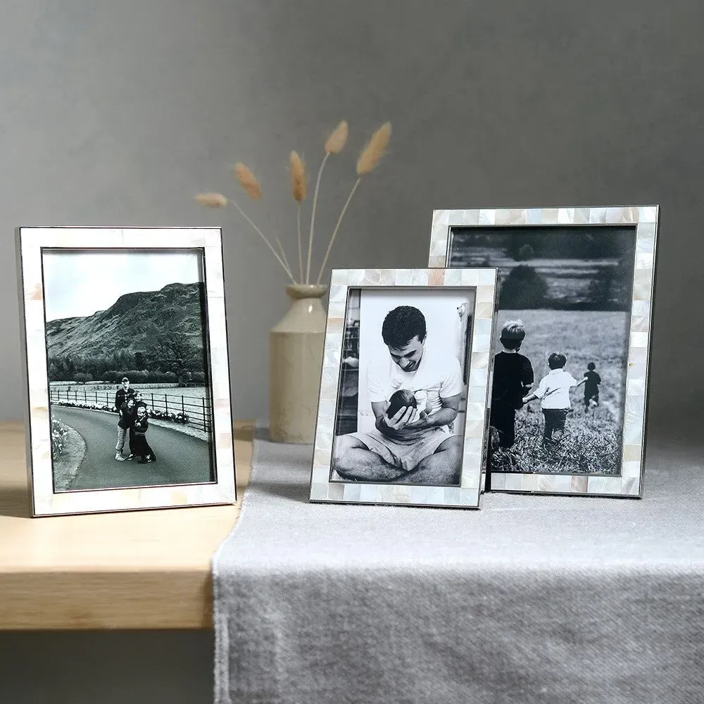 6x8 Photo Frame - Mother of Pearl