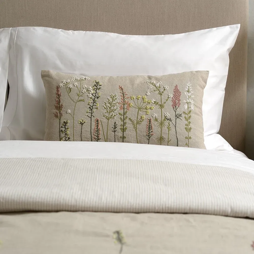 Botanical Meadow Cushion 30x50cm - The Cotswold Company image