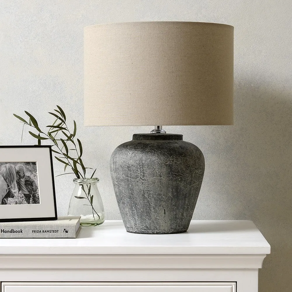 Briary Table Lamp - Grey