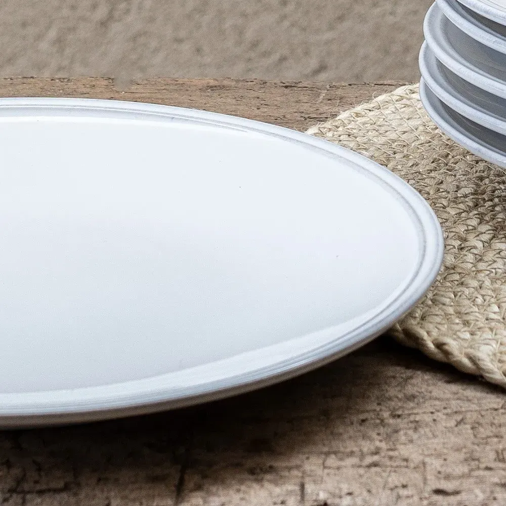 Cherwell 28cm Dinner Plate - White, Stoneware