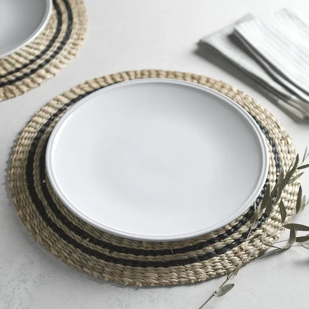 Cherwell 28cm Dinner Plate - White, Stoneware