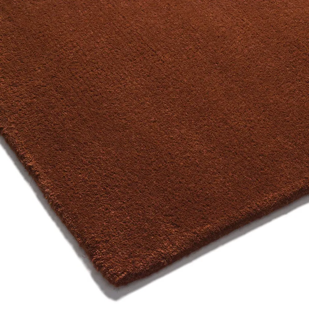 Clanfield Rug - Brick, Wool