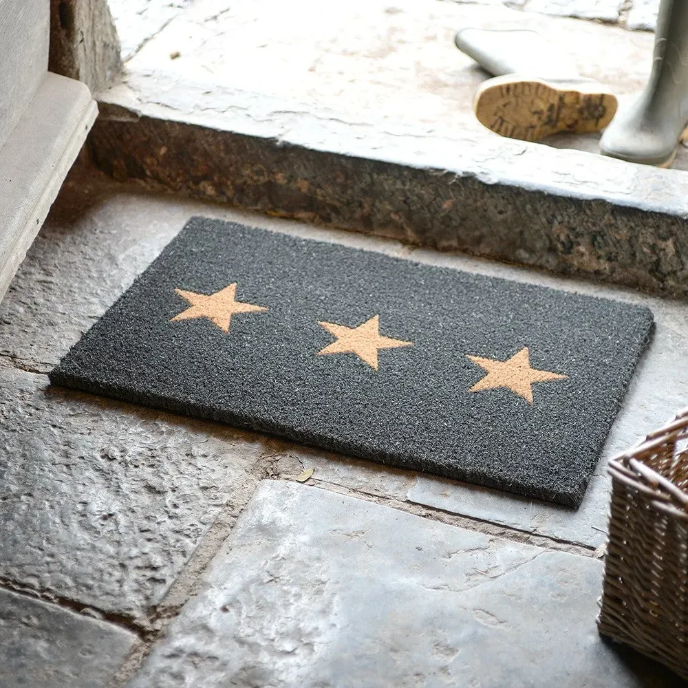 Coir Doormat - Stars 40x60cm