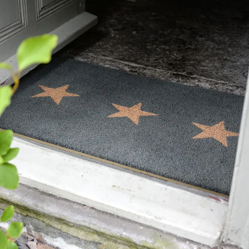 Coir Doormat - Stars 60x90cm