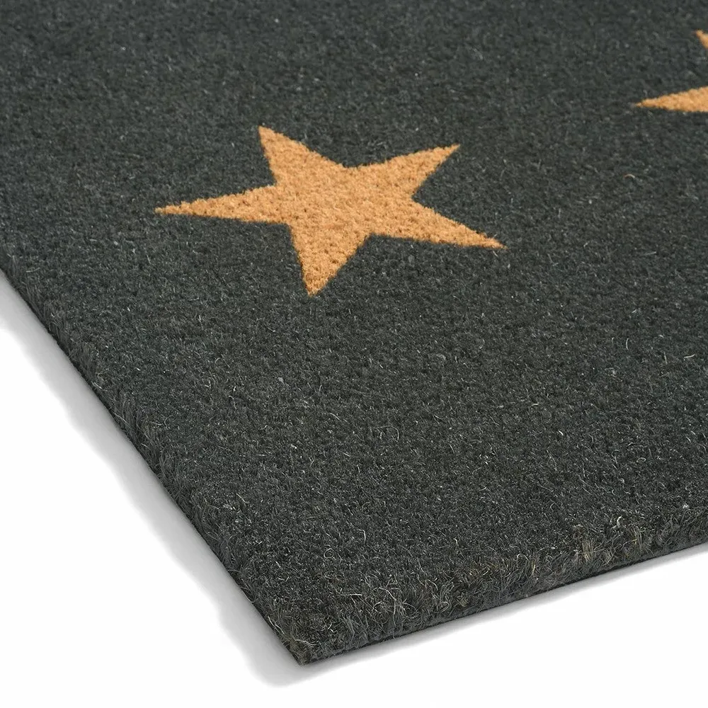 Coir Doormat - Stars 60x90cm