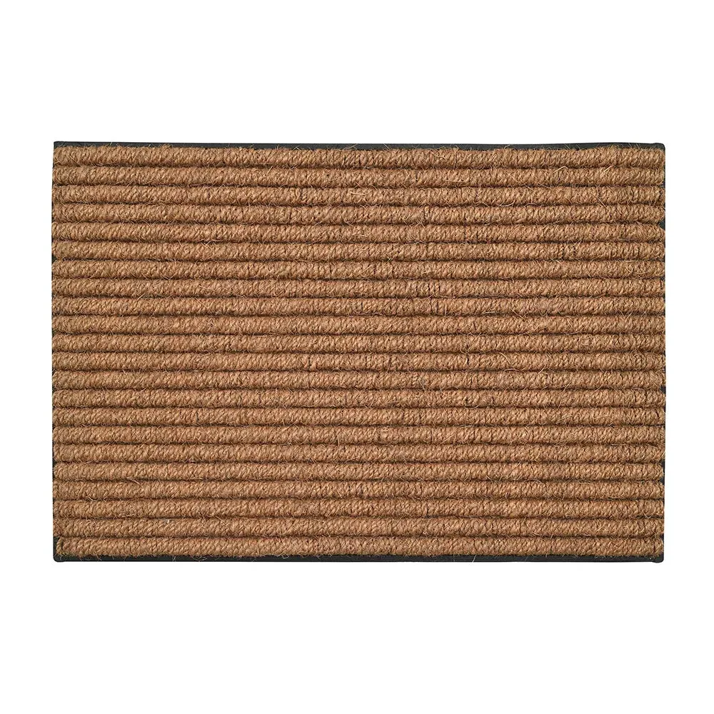 Coir Looped Doormat - Natural, Rubber alternate view